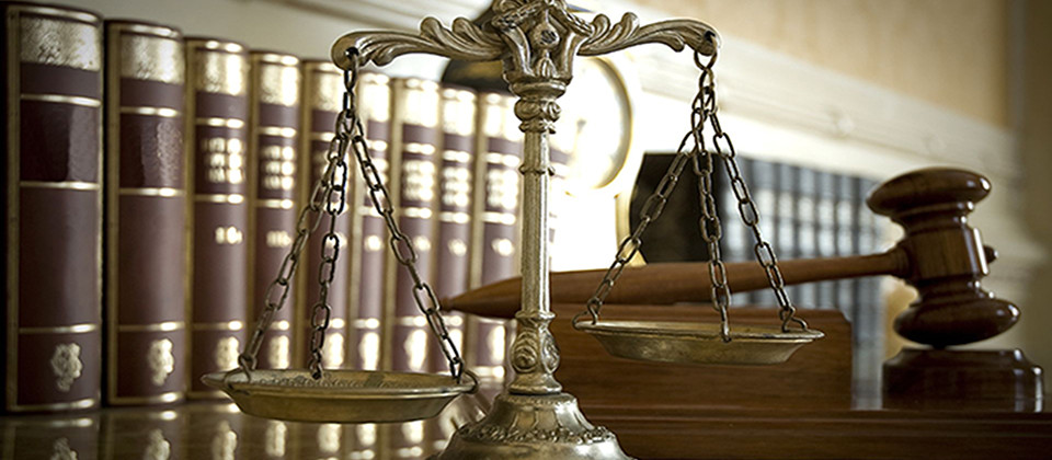 Symbol of law and justice, law and justice concept, focus on the scales